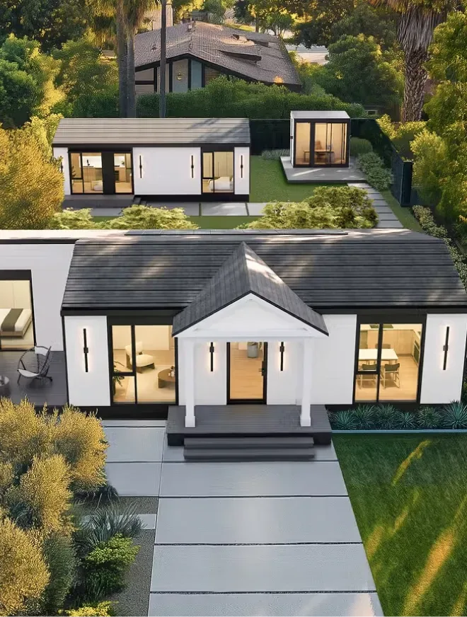 Prefab vs. Traditional ADUs.